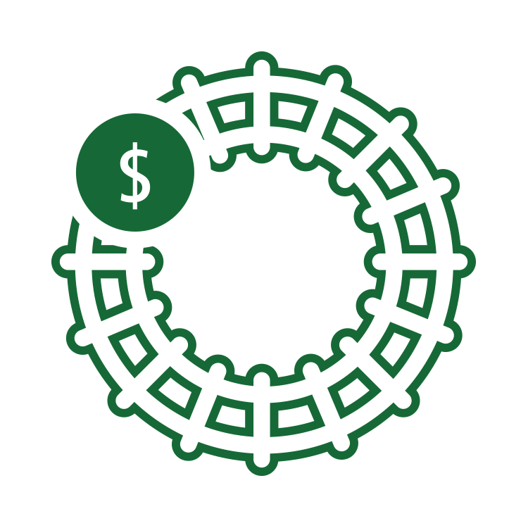 circle train track icon